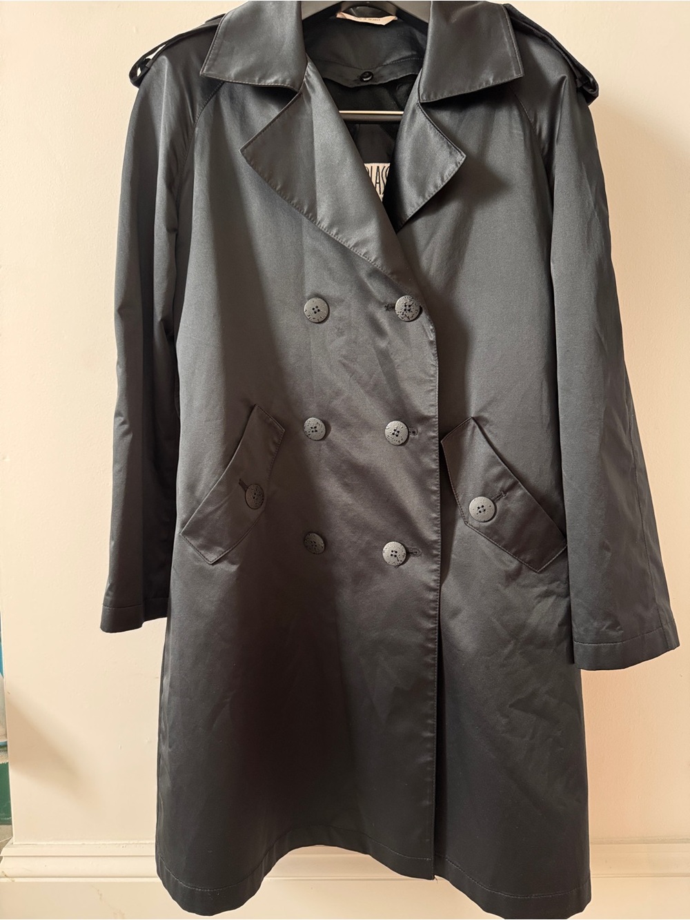Vintage Bill Blass Double-Breasted Trench Coat